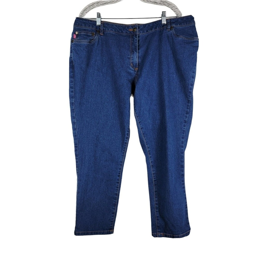 Woman‎ Within Size 20WP Natural Fit Womens Cropped Jeans